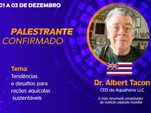 Albert Tacon, o "papa" da nutri&ccedil;&atilde;o aqu&iacute;cola, palestra no IFC Brasil Digital 2020 