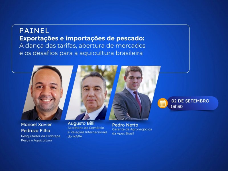 Com&eacute;rcio exterior de pescado no centro dos debates do IFC Brasil 2026